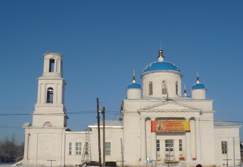 Церковь Смоленской иконы Божией Матери, Поповка (Алексин, город, Тульская область). фасады