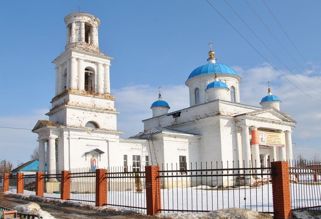 Поповка. Церковь Смоленской иконы Божией Матери. фасады