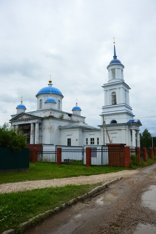 Церковь Смоленской иконы Божией Матери, Поповка (Алексинский район и пос. Новогуровский, Тульская область). фасады