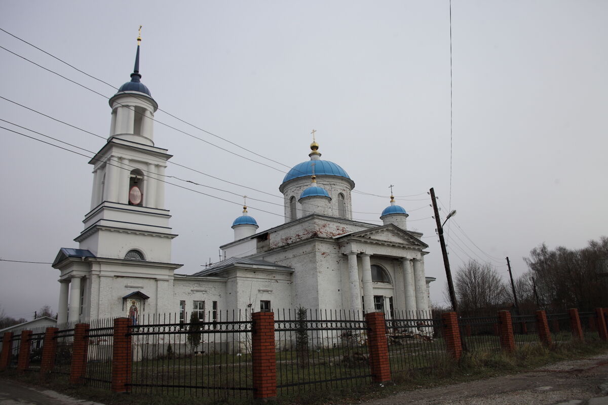 Церковь Смоленской иконы Божией Матери, Поповка (Алексин, город, Тульская область). фасады