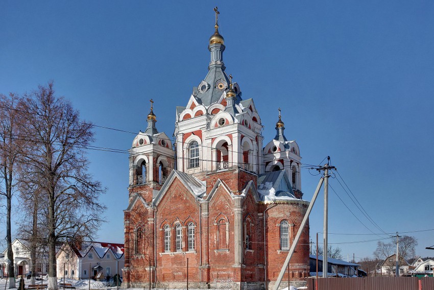 Церковь Казанской иконы Божией Матери, Глебово (Истринский городской округ и ЗАТО Восход, Московская область). документальные фотографии