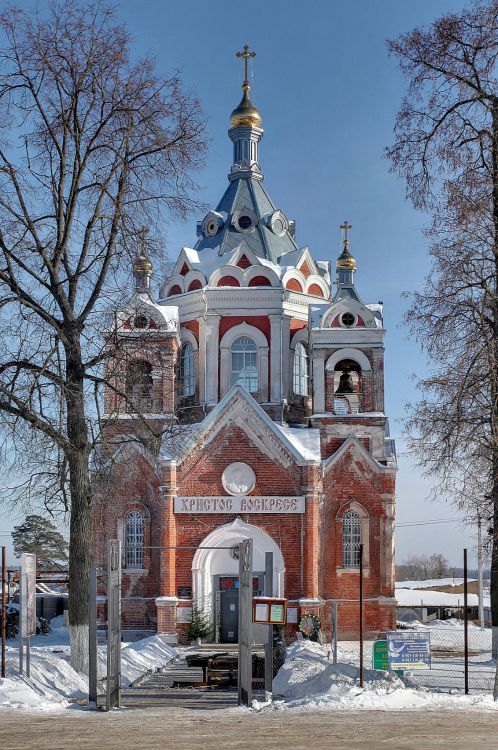 Церковь Казанской иконы Божией Матери, Глебово (Истринский городской округ и ЗАТО Восход, Московская область). документальные фотографии