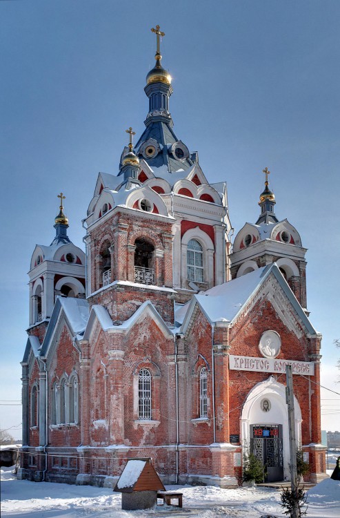 Глебово. Церковь Казанской иконы Божией Матери. фасады
