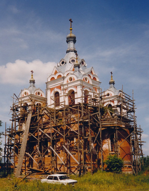 Глебово. Церковь Казанской иконы Божией Матери. фасады