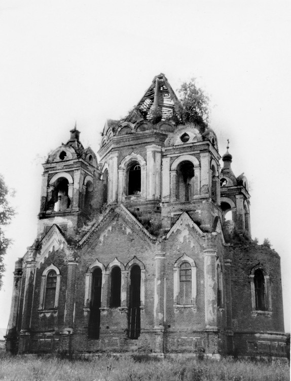 Глебово. Церковь Казанской иконы Божией Матери. архивная фотография