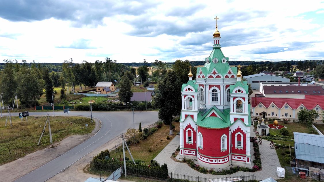 Глебово. Церковь Казанской иконы Божией Матери. фасады