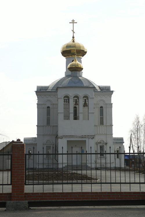 Ярково. Церковь Богоявления Господня. фасады, Вид с Запада