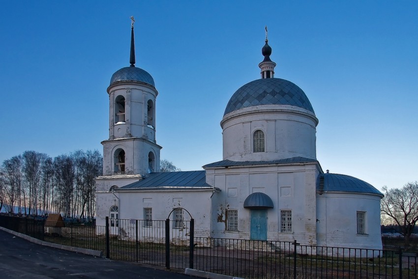 Сатино-Русское. Церковь Вознесения Господня. фасады