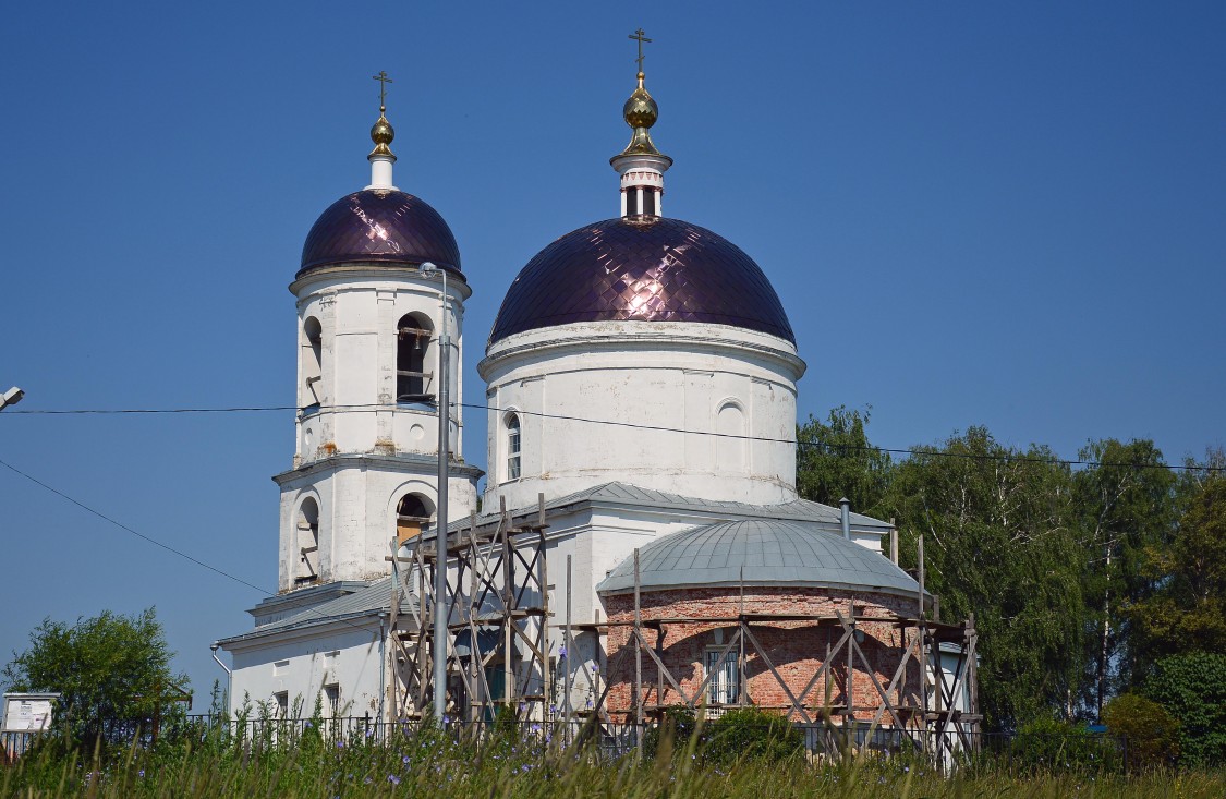 Церковь Вознесения Господня в Сатине-Русском, Сатино-Русское (Троицкий административный округ (ТАО), г. Москва). фасады
