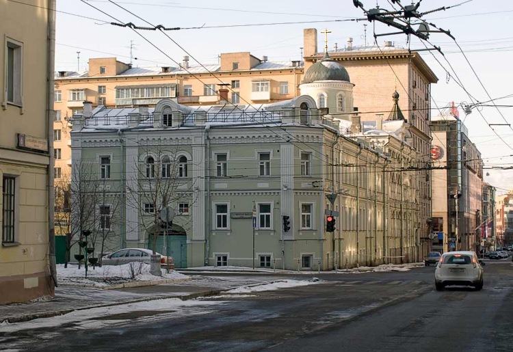 Домовая церковь Сергия и Германа Валаамских на Валаамском подворье, Тверской (Центральный административный округ (ЦАО), г. Москва). фасады