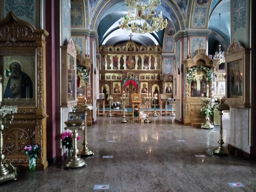 Домовая церковь Сергия и Германа Валаамских на Валаамском подворье, Тверской (Центральный административный округ (ЦАО), г. Москва). интерьер и убранство, Интерьер (общий вид)