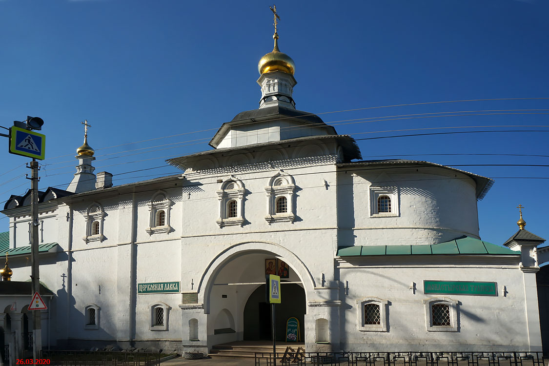 Борисоглебский мужской монастырь. Церковь Николая Чудотворца, Дмитров (Дмитровский городской округ, Московская область). фасады