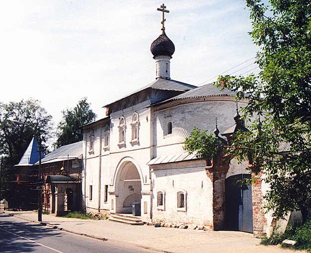 Борисоглебский мужской монастырь. Церковь Николая Чудотворца, Дмитров (Дмитровский городской округ, Московская область). фасады, 		      