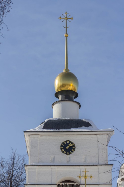 Борисоглебский мужской монастырь. Собор Бориса и Глеба, Дмитров (Дмитровский городской округ, Московская область). архитектурные детали, Завершение колокольни