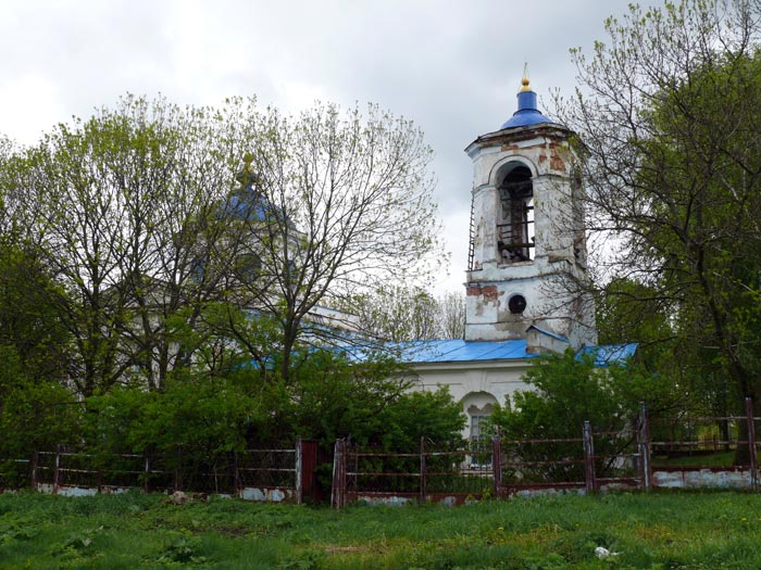 Церковь Рождества Христова, Стадница (Семилукский район, Воронежская область). общий вид в ландшафте