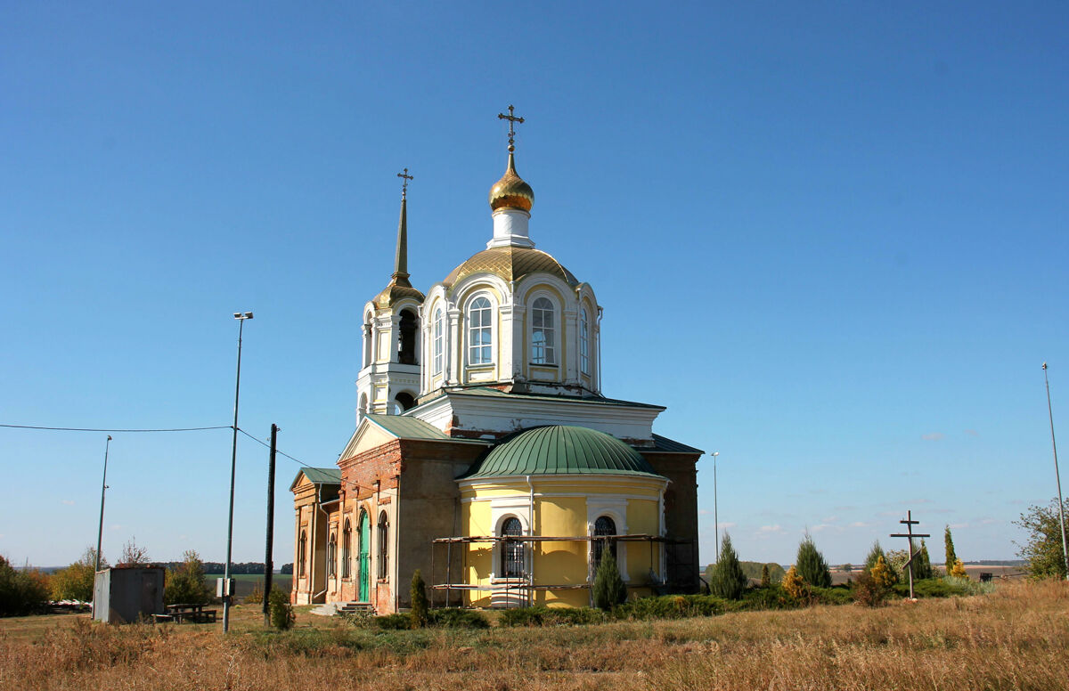 Церковь Митрофана Воронежского, Меловатка (Семилукский район, Воронежская область). фасады