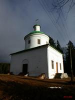 Троицкий Никандров Городноезерский женский монастырь. Церковь Троицы Живоначальной, , Никандрово, Любытинский район, Новгородская область