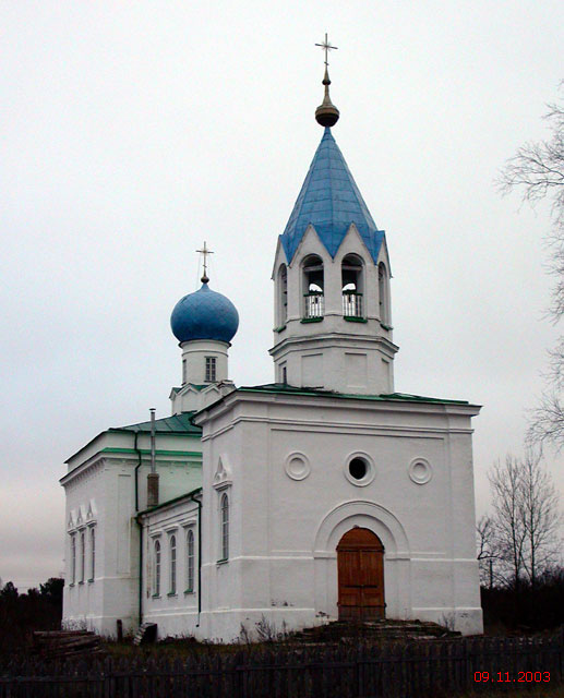 Церковь Георгия Победоносца, Минцы (Хвойнинский район, Новгородская область). фасады