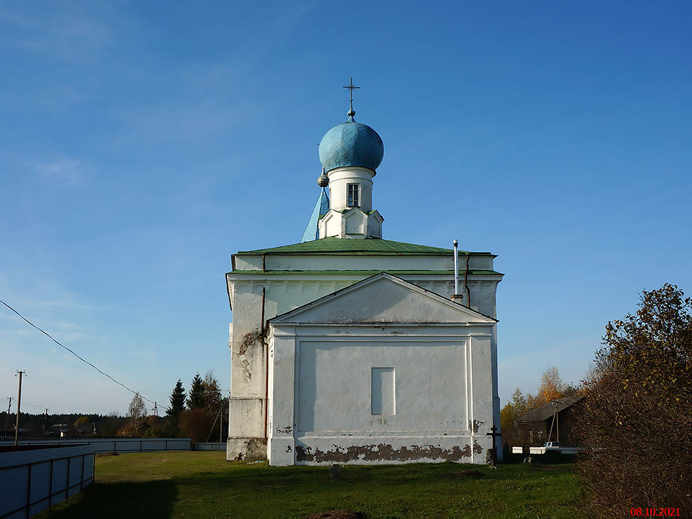 Церковь Георгия Победоносца, Минцы (Хвойнинский район, Новгородская область). фасады