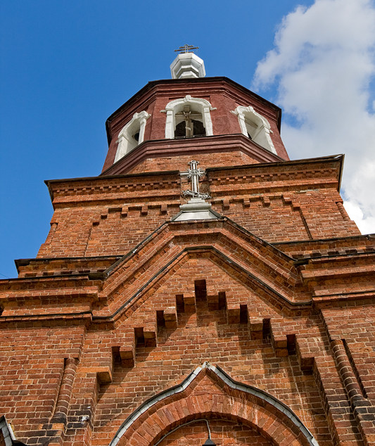 Церковь Антония и Феодосия Печерских, Перёдки (Боровичский район, Новгородская область). архитектурные детали, Колокольня храма