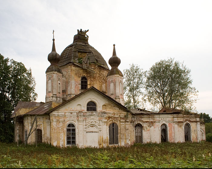 Церковь Георгия Победоносца, Тельбовичи (Боровичский район, Новгородская область). фасады, Северный фасад