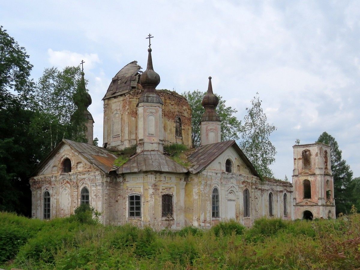 Церковь Георгия Победоносца, Тельбовичи (Боровичский район, Новгородская область). фасады