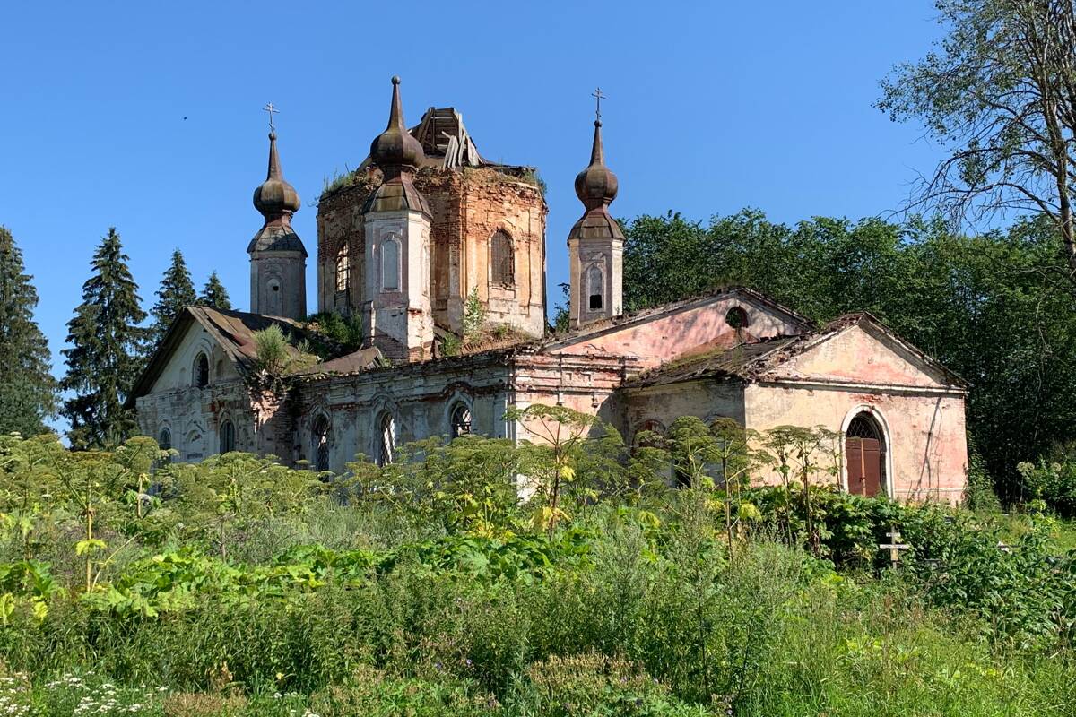 Церковь Георгия Победоносца, Тельбовичи (Боровичский район, Новгородская область). фасады