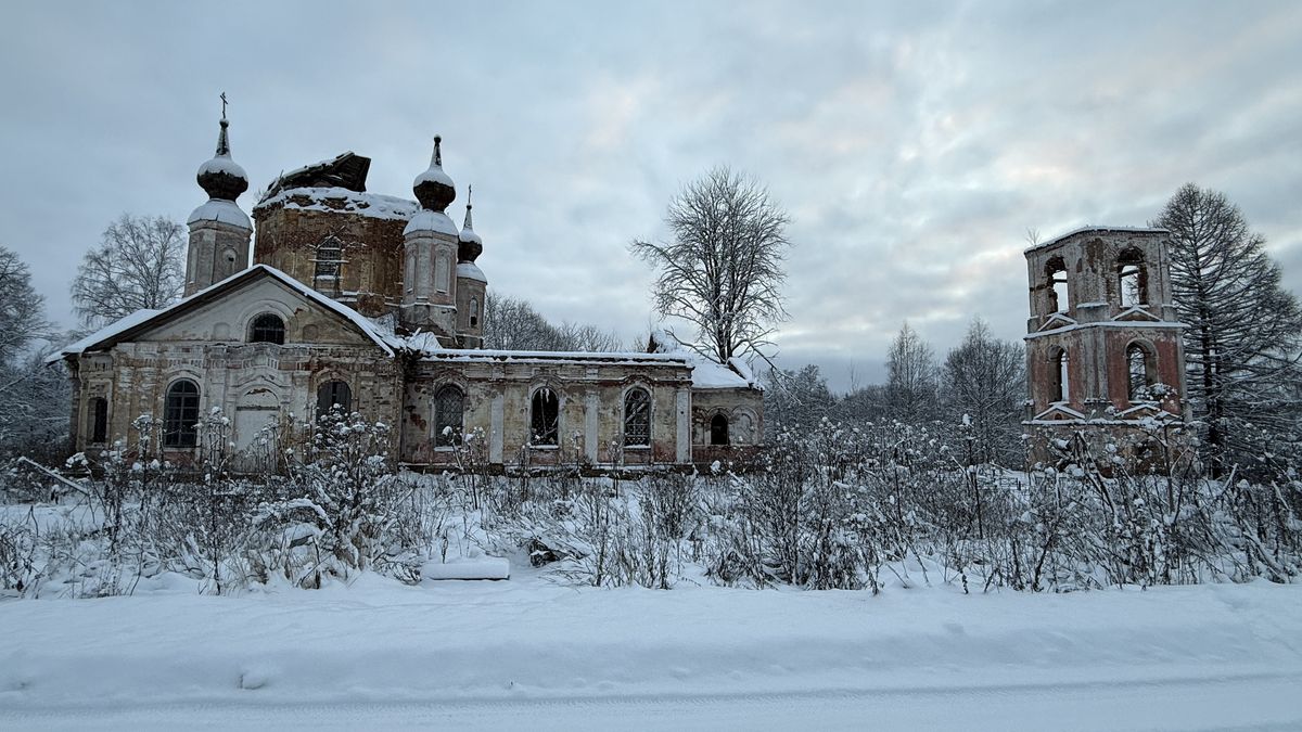 фасады. Церковь Георгия Победоносца, Тельбовичи (Боровичский район, Новгородская область)