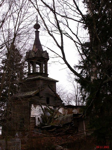 Церковь Преображения Господня (старая), Молодильно (Хвойнинский район, Новгородская область). фасады
