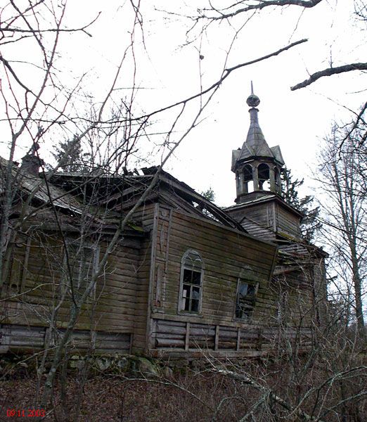 Церковь Преображения Господня (старая), Молодильно (Хвойнинский район, Новгородская область). фасады