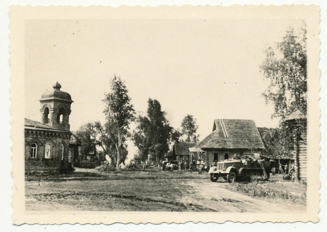Церковь Покрова Пресвятой Богородицы, Малая Уторгош (Шимский район, Новгородская область). архивная фотография, Фото 1941 г. с аукциона e-bay.de