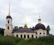 Церковь Рождества Пресвятой Богородицы, Вид с юга. Состояние на июль 2015 г.<br>, Никольское, Жуковский район, Калужская область
