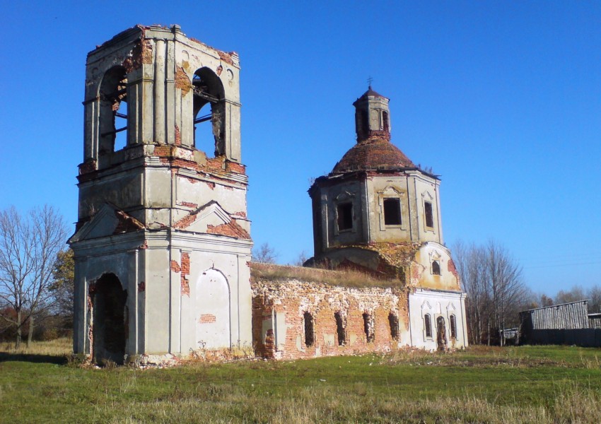 Церковь Рождества Христова, Манино (Хлевенский район, Липецкая область). общий вид в ландшафте