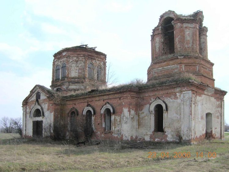 Церковь Троицы Живоначальной, Савицкое (Усманский район, Липецкая область). документальные фотографии