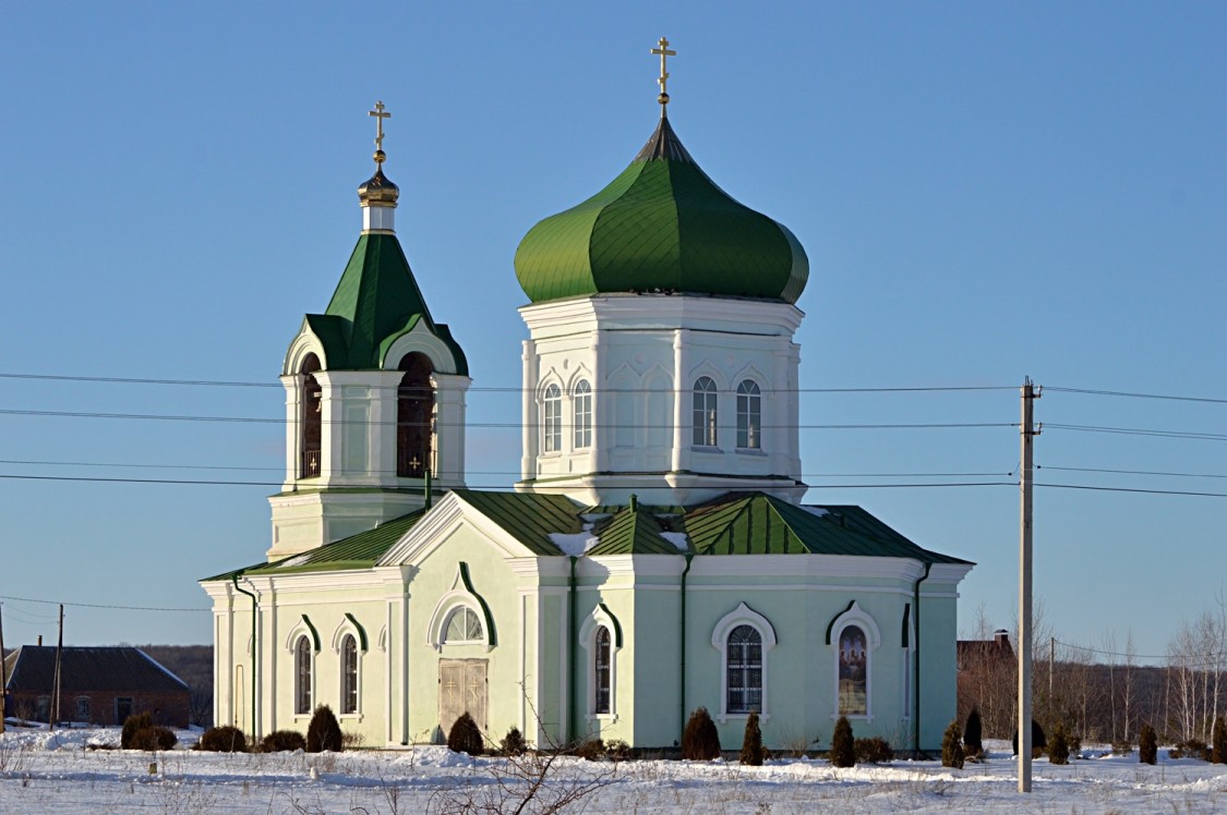 Церковь Троицы Живоначальной, Савицкое (Усманский район, Липецкая область). фасады