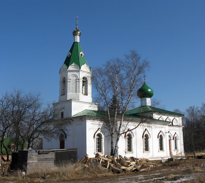 Церковь Георгия Победоносца, Капустино (Чеховский городской округ, Московская область). фасады
