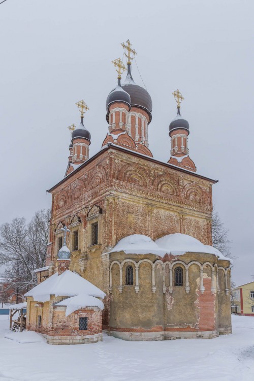 Мещерское. Церковь Покрова Пресвятой Богородицы. фасады