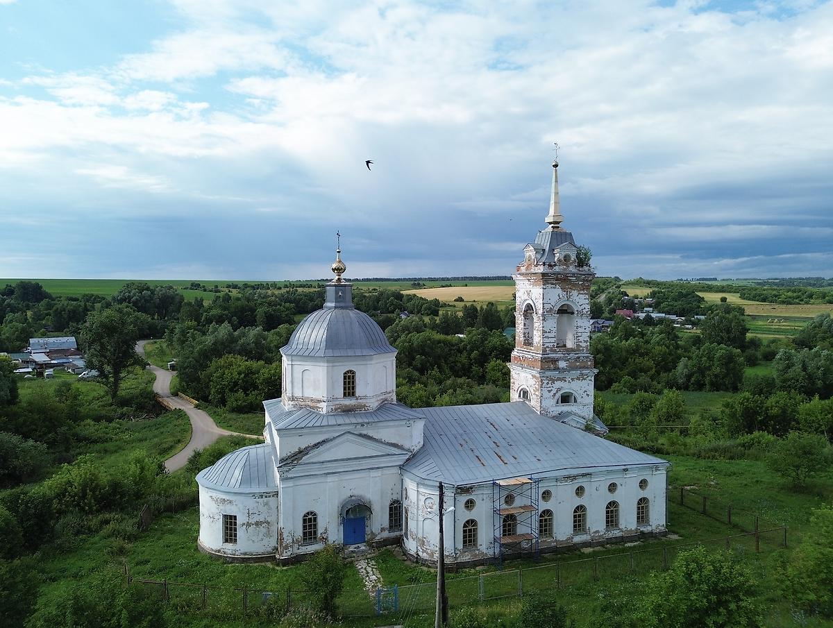 фасады. Церковь Казанской иконы Божией Матери, Богородское (Сергачский район, Нижегородская область)