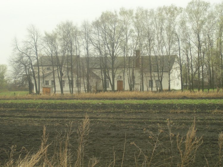 Неизвестная церковь, Тилинино (Перевозский район, Нижегородская область). общий вид в ландшафте