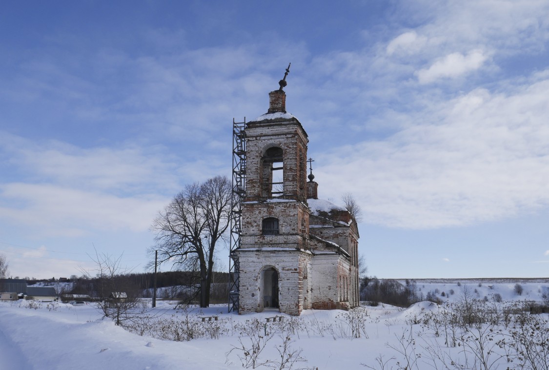Церковь Покрова Пресвятой Богородицы, Папулово (Большемурашкинский район, Нижегородская область). фасады, Покровская церковь. Вид с запада. Курмышов Александр