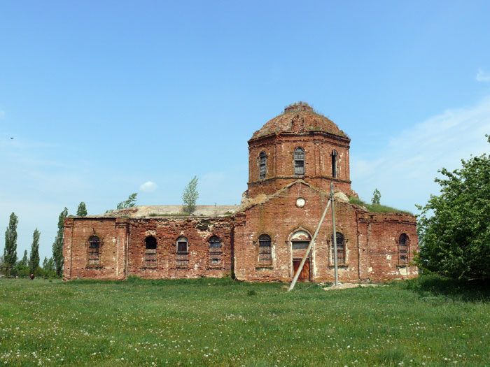 Церковь Георгия Победоносца, Большая Хвощеватка (Подгоренский район, Воронежская область). документальные фотографии