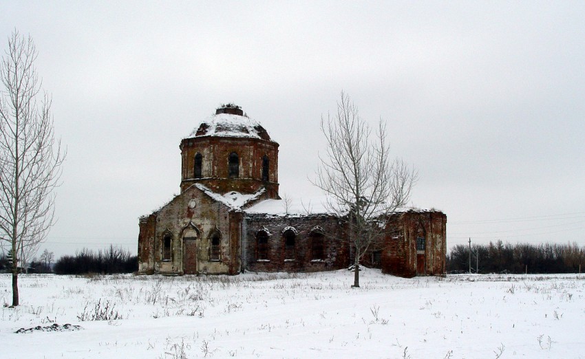 Церковь Георгия Победоносца, Большая Хвощеватка (Подгоренский район, Воронежская область). документальные фотографии