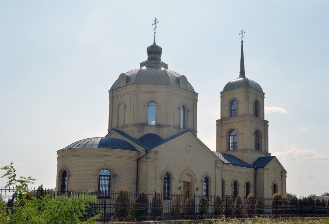 Церковь Георгия Победоносца, Большая Хвощеватка (Подгоренский район, Воронежская область). фасады