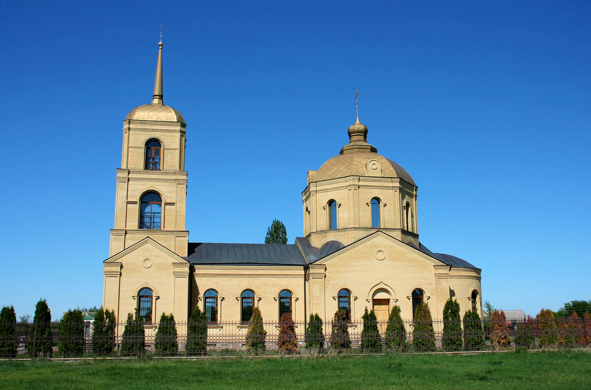 Церковь Георгия Победоносца, Большая Хвощеватка (Подгоренский район, Воронежская область). фасады