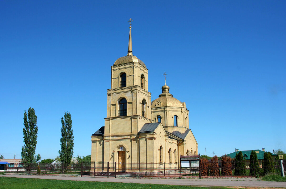 Церковь Георгия Победоносца, Большая Хвощеватка (Подгоренский район, Воронежская область). фасады
