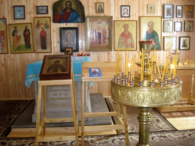Часовня Трифона Городецкого, Городец (Лужский район, Ленинградская область). интерьер и убранство