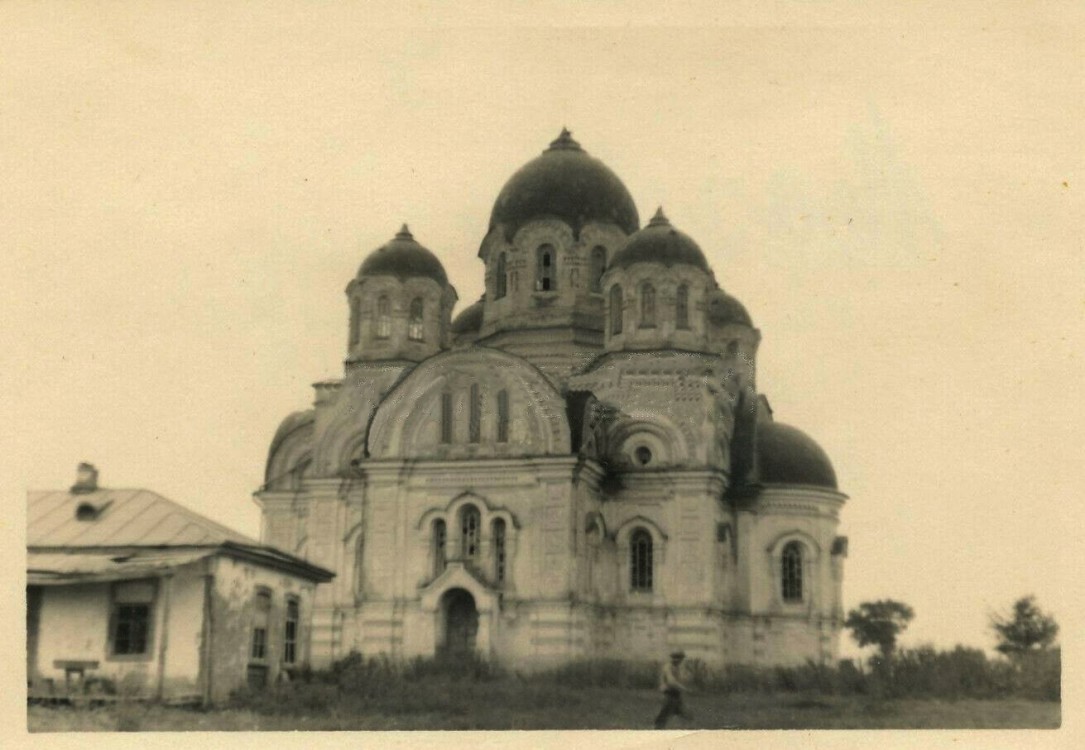 Церковь Вознесения Господня, Пластуновская (Динской район, Краснодарский край). архивная фотография, Фото 1942 г. с аукциона e-bay.de