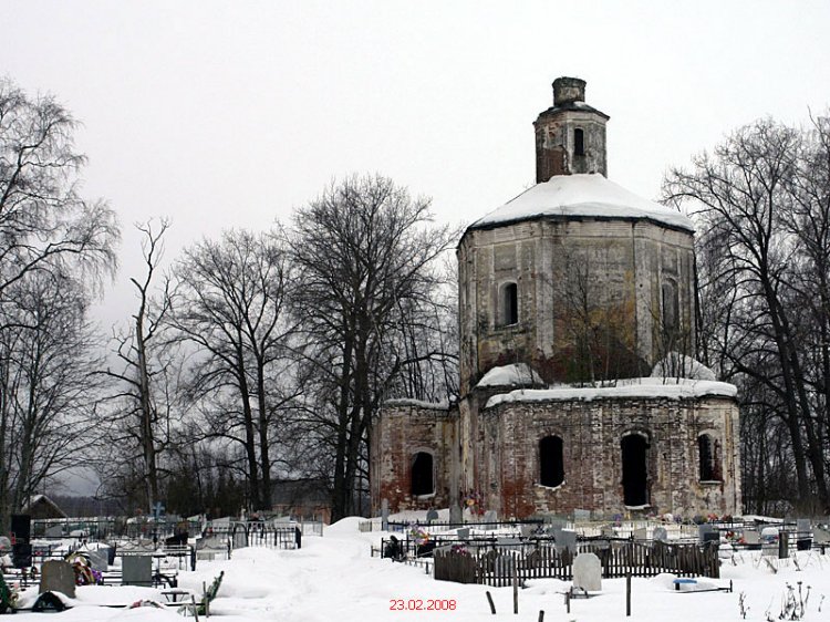 Церковь Троицы Живоначальной, Лапушка (Пошехонский район, Ярославская область). фасады