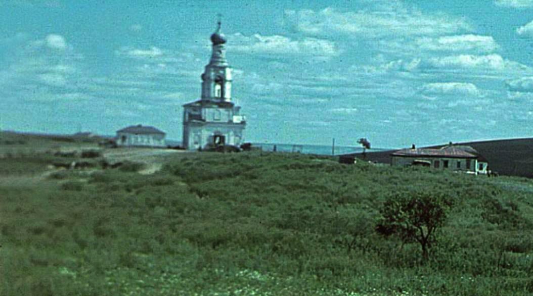 Церковь Воздвижения Креста Господня, Верхние Марки (Каменский район, Воронежская область). архивная фотография, Фото 1942 г. с аукциона e-bay.de