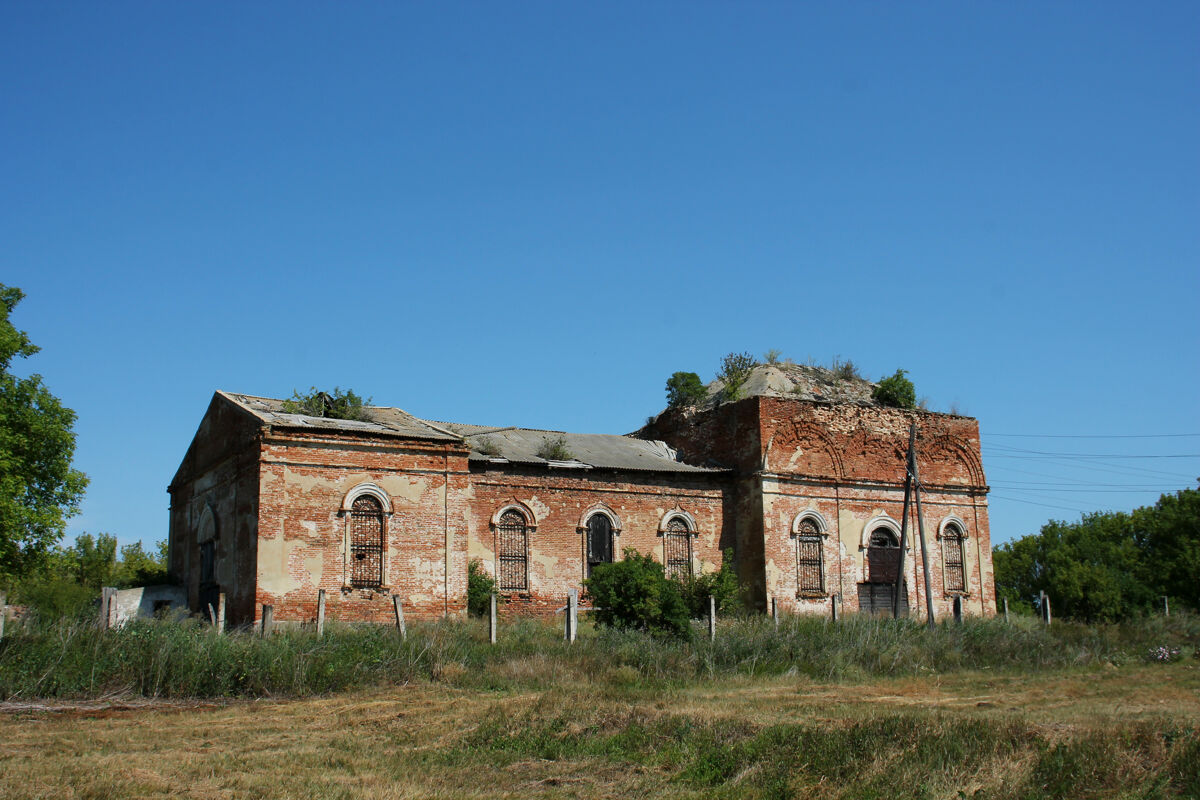Церковь Воздвижения Креста Господня, Верхние Марки (Каменский район, Воронежская область). фасады